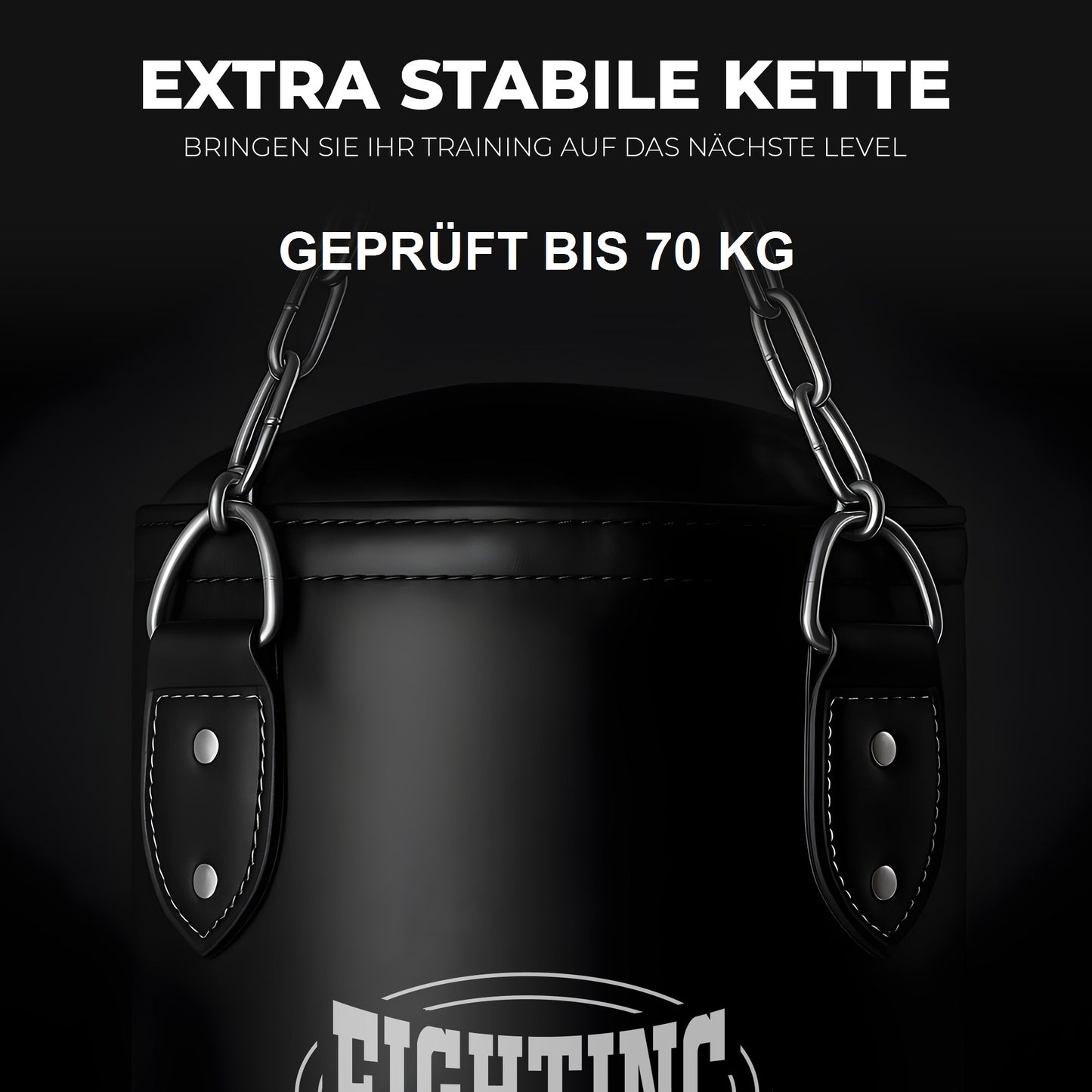 Fightinc. Boxsack "Classic" GEFÜLLT / UNGEFÜLLT / MIT FÜLLUNG