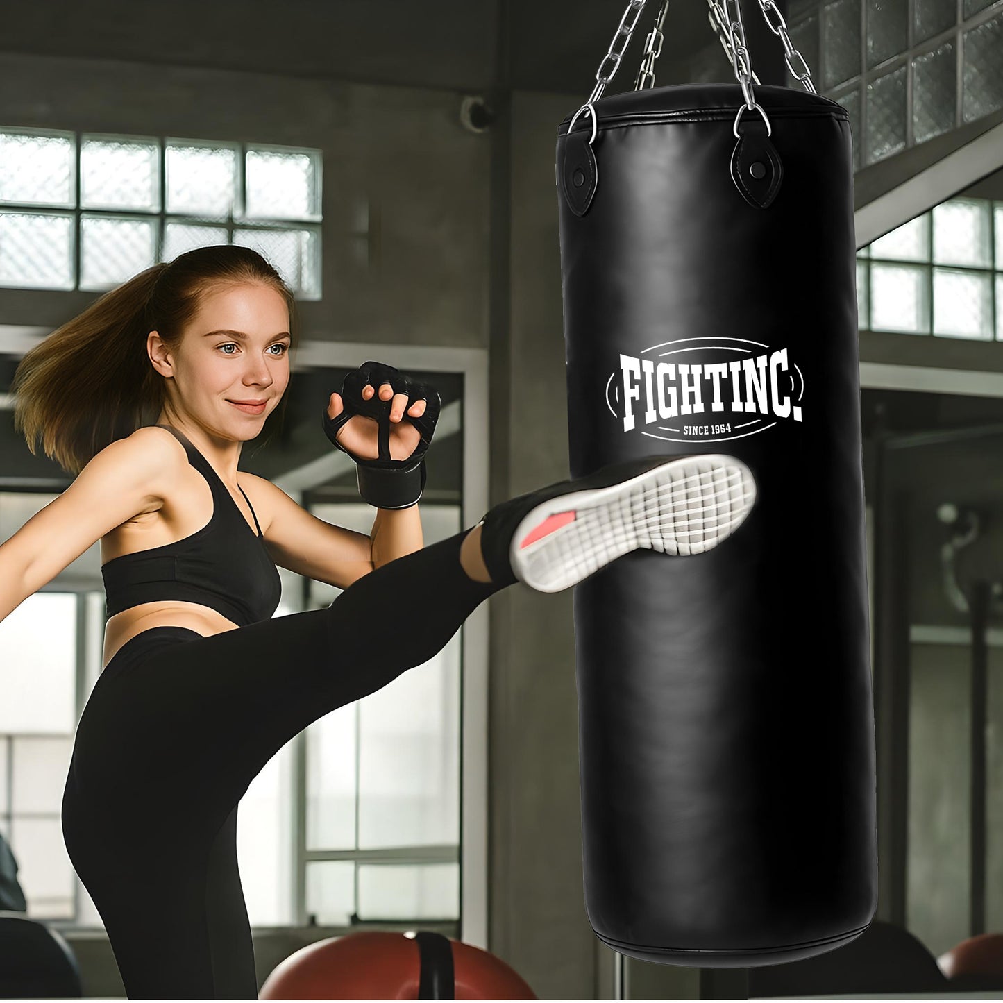 Fightinc. Boxsack "Classic" GEFÜLLT / UNGEFÜLLT / MIT FÜLLUNG