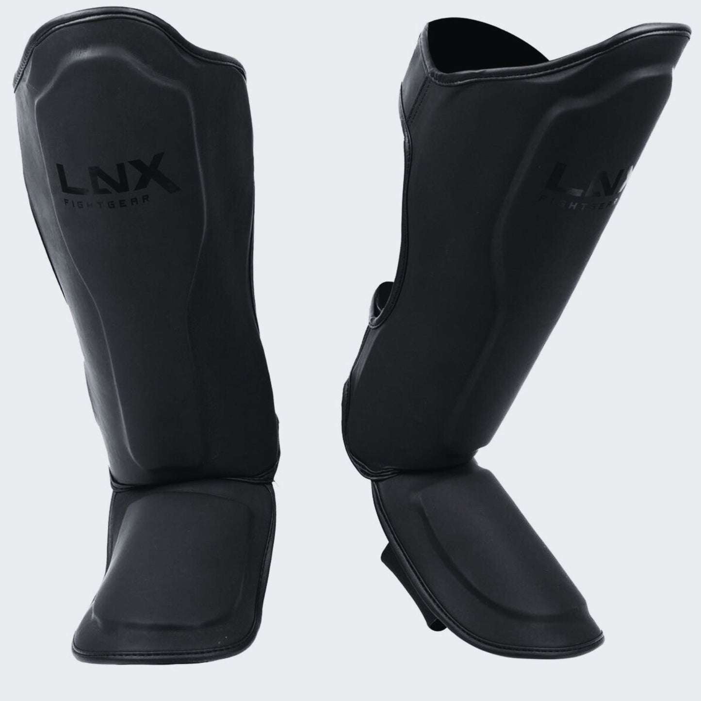 LNX Schienbeinschützer Muay Thai "Pro Fight" Ultimatte Black