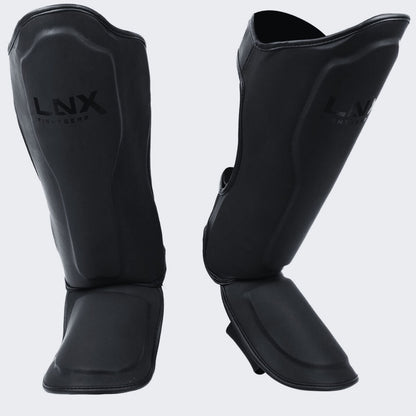 LNX Schienbeinschützer Muay Thai "Pro Fight" Ultimatte Black