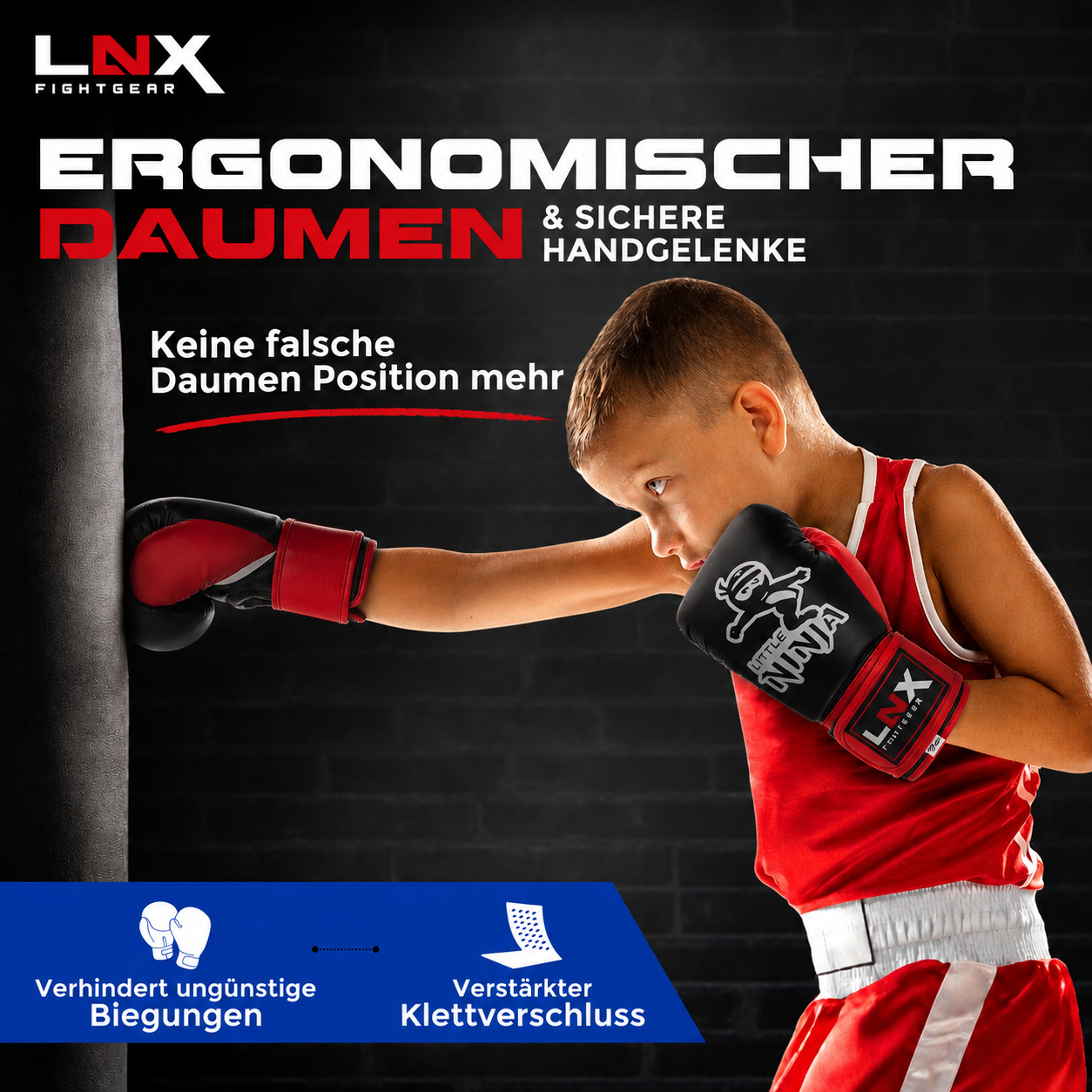 LNX Boxhandschuhe Kinder "Little Ninja"