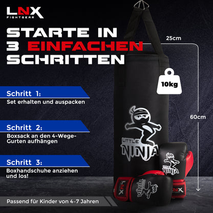 LNX Boxsack Set Kinder "Little Ninja"